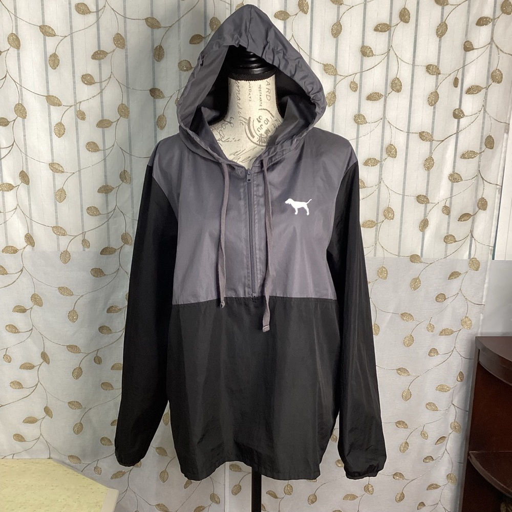Victoria’s Secret PINK Pullover Windbreaker Hoodie Jacket